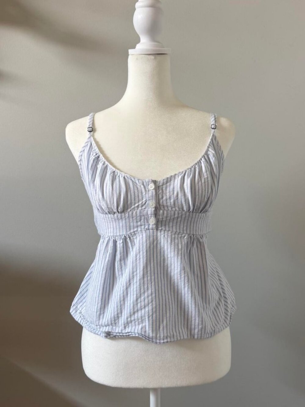 Brandy Melville Striped Babydoll Tank